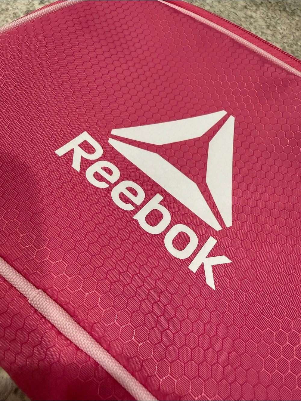 Reebok Hot Pink Insulated Lunch Bag | Zip Lunch Tote - Picture 1 of 4